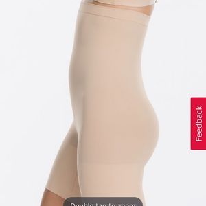 Spanx sculpt high waisted mid-thigh short